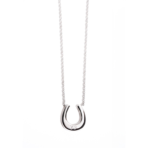 Yuuka Sugai Lucky Horseshoe necklace Silver／菅井友香オリジナルアクセサリー シルバーネックレス【抽選特典：直筆メッセージカード】