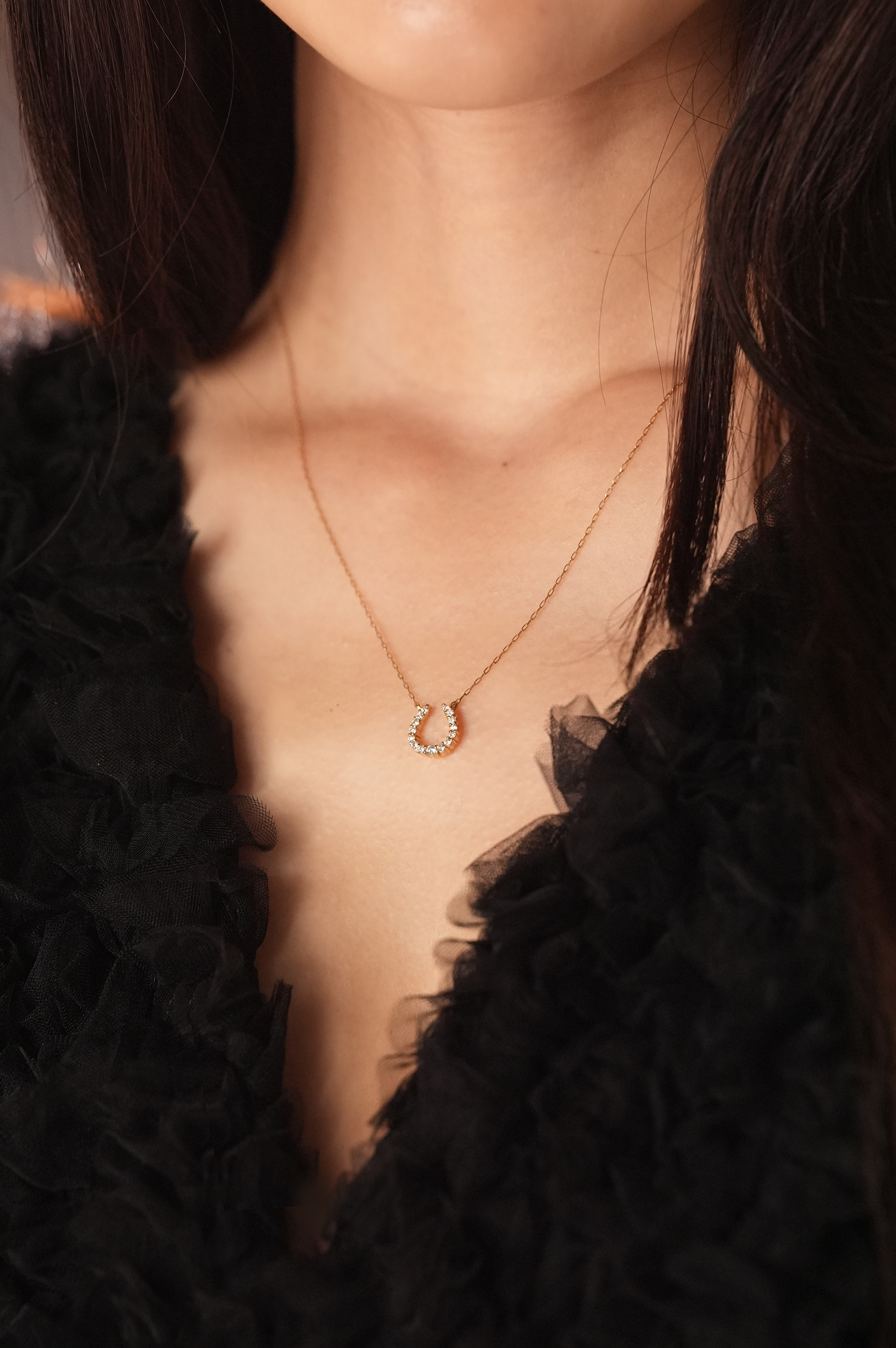 【再販】Yuuka Sugai Lucky Horseshoe necklace Gold／菅井友香オリジナルアクセサリー ゴールドネックレス