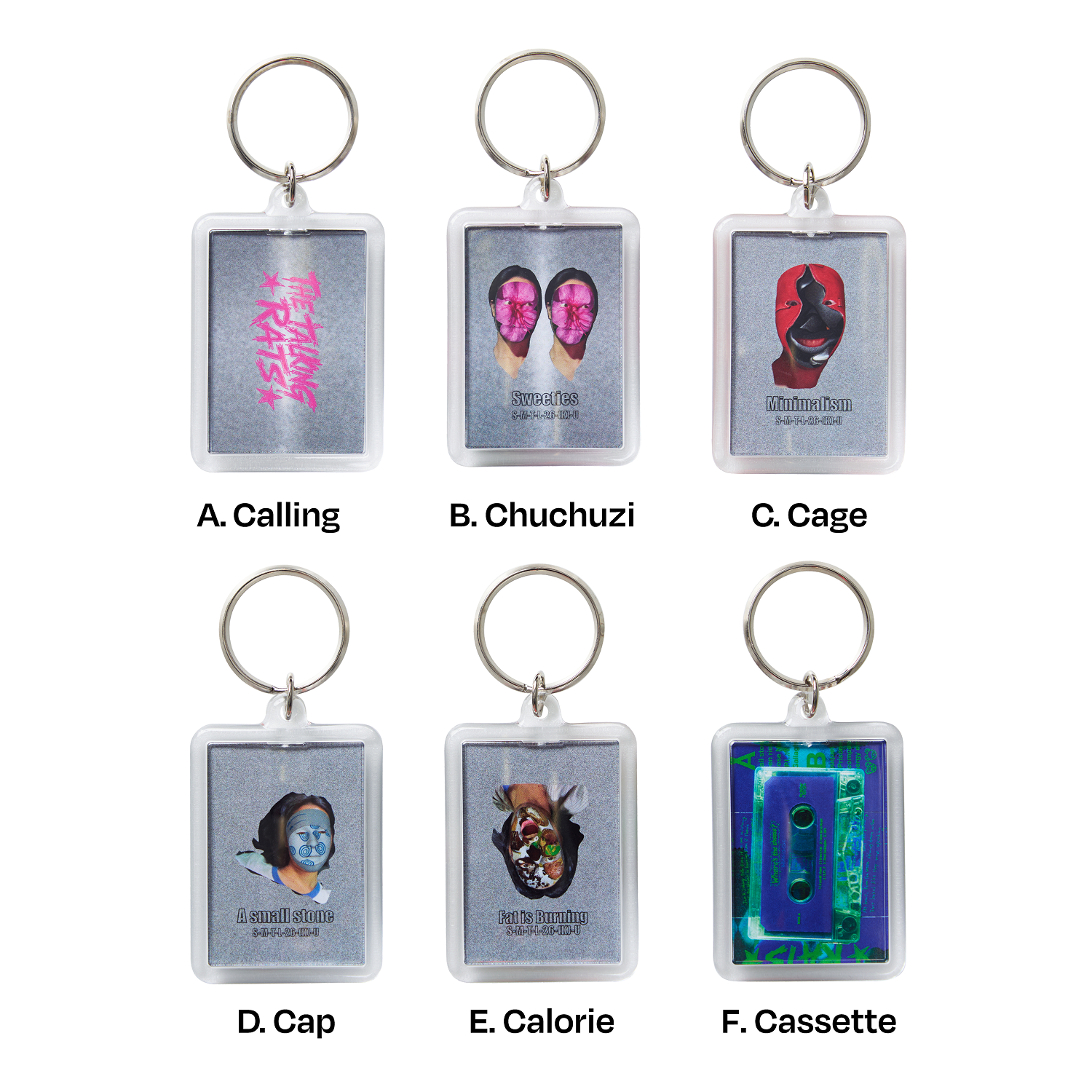 Rats keychain (Random) ※全6種