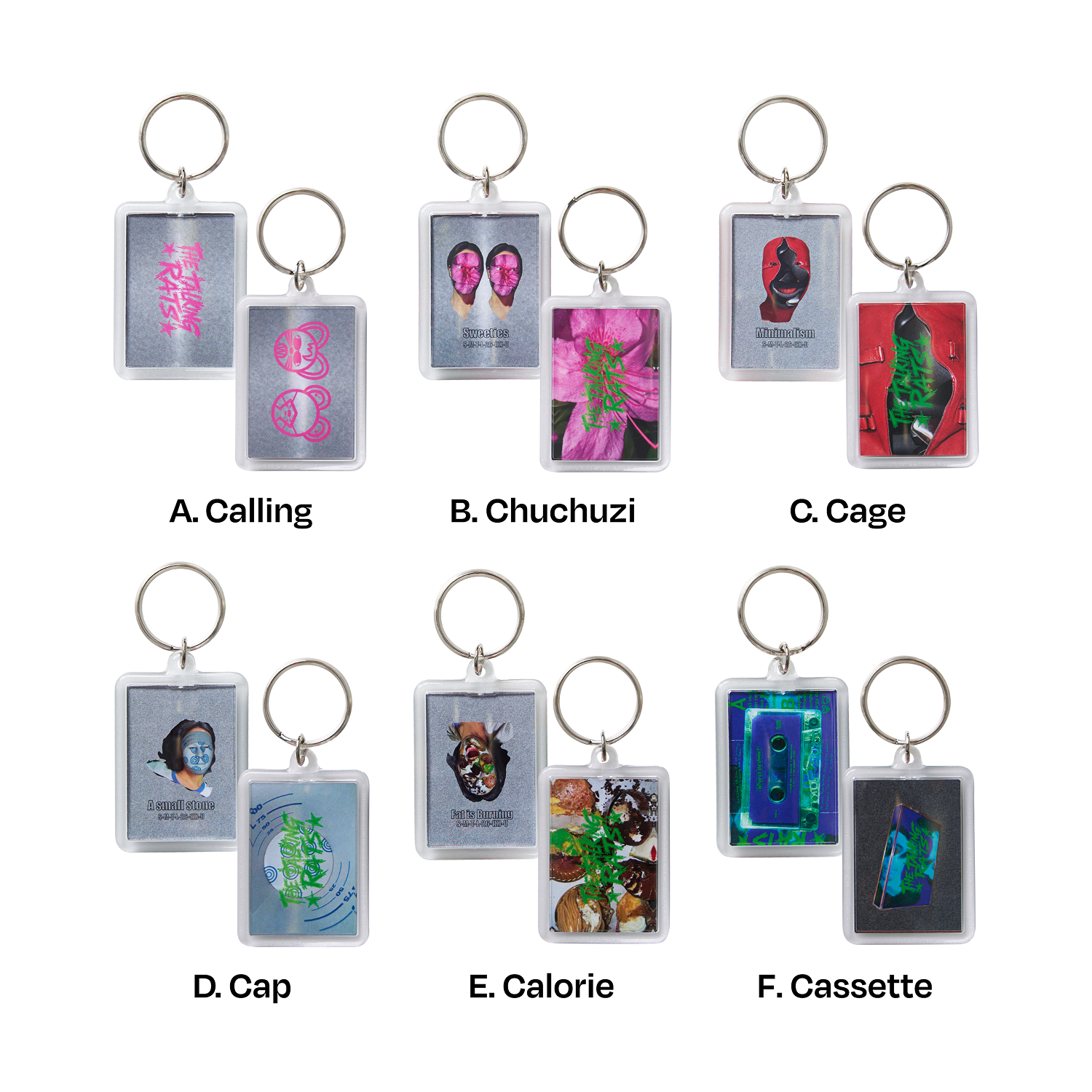 【追加販売】Rats keychain (Random) ※全6種