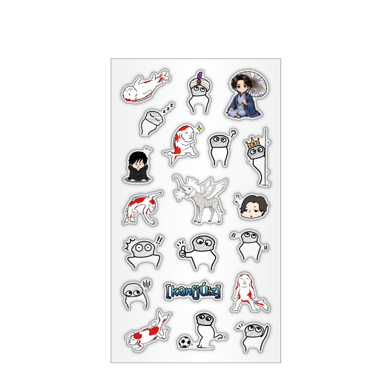【受注販売】TALK LIVE [kənˈfjuːz] グッズ ぷっくりシール