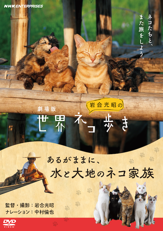 「劇場版 岩合光昭の世界ネコ歩き あるがままに、水と大地のネコ家族」DVD